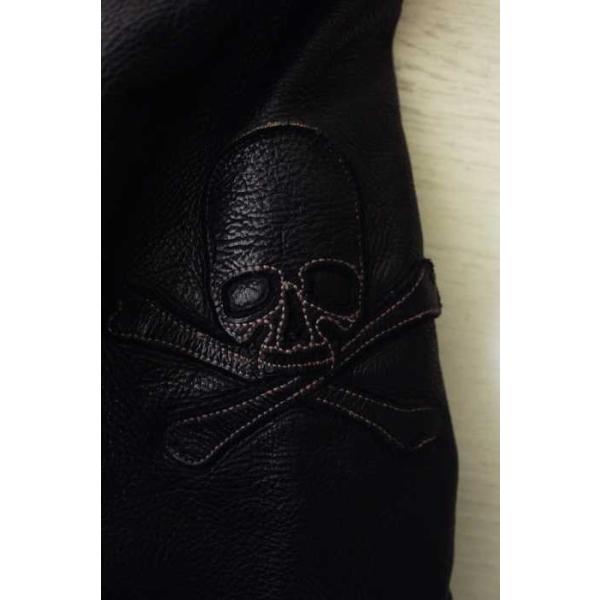 Roen ロエン アウター メンズ サイズ44 スカルモチーフカウレザージャケット 中古 入荷予定 ブランド古着バズストア