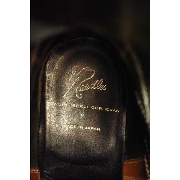 Needles 再販ご予約限定送料無料 ニードルス エンジニアブーツ メンズ ブランド古着バズストア サイズ9 コードバン エンジニアブーツ