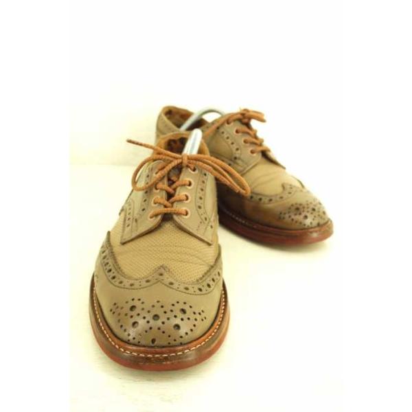 Tricker S Paul Smith トリッカーズ ポールスミス 高級品 ブランド古着バ ウィングチップ 中古 サイズ8 5 メダリオン メンズ