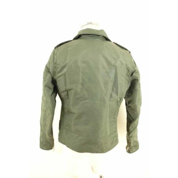 Schott 高価値 ショット ライダースジャケット メンズ サイズm 中綿ダブルライダース ナイロン ブランド古着バズストア 中古