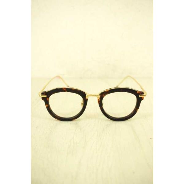 Thom Browne トムブラウン メガネ メンズ ブランド古着 ショップ Tb 011f T 46 ウェリントンクリアレンズサングラス サイズ表記無 中古
