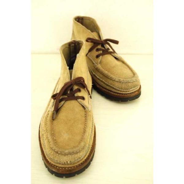 ラッセルモカシン Russell Moccasin モカシンブーツ 期間限定特別価格 メンズ スウェードチャッカブーツ サイズus 8 3593 ブランド古着バズ 中古