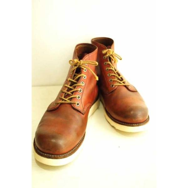 レッドウィング Red Wing ワークブーツ 返品送料無料 メンズ サイズus 9 Toe 中古 ブランド古着バズストア Plain 刺繍羽根タグ