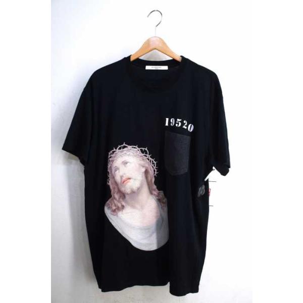 ジバンシィ Givenchy クルーネックtシャツ メンズ セール品 ブランド古着バズストア キリスト刺繍オーバーサイズtシャツ 中古 サイズimport S