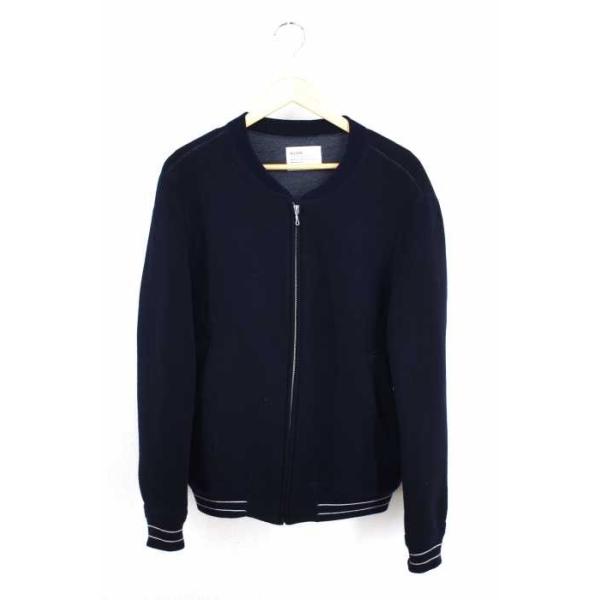 アレッジ Allege ブルゾン ジャンパー メンズ ブランド古着バズ ジップアップニットジャケット サイズjpn 1 40 Offの激安セール 中古 ダブルフェイスブルゾン