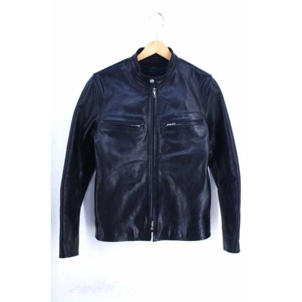 メンズライダースジャケット メーカー公式ショップ バックボーン Backbone サイズjpn S Leather 中古 0304 Racing ブランド古着バズストア