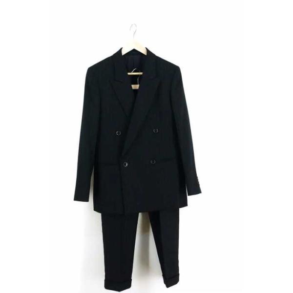 メンズ スーツセットアップ ポールスミス Paul Smith ギフト サイズm 16aw ブランド古着バズストア 中古 ラメ糸ダブルテーラードジ 200220