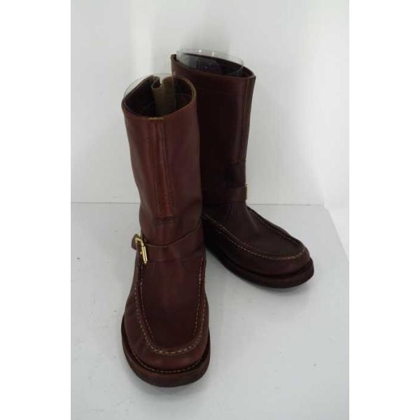 Russell Moccasin ラッセルモカシン ブーツ メンズ サイズ9 中古 付与 バックジップレザーブーツ ゼファーブーツ 1 ブランド古着バ 2