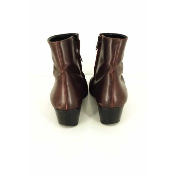 Lad Musician ラッドミュージシャン ブーツ メンズ 日本正規代理店品 ブランド古着バズストア サイドジップヒールブーツ サイズ42 中古