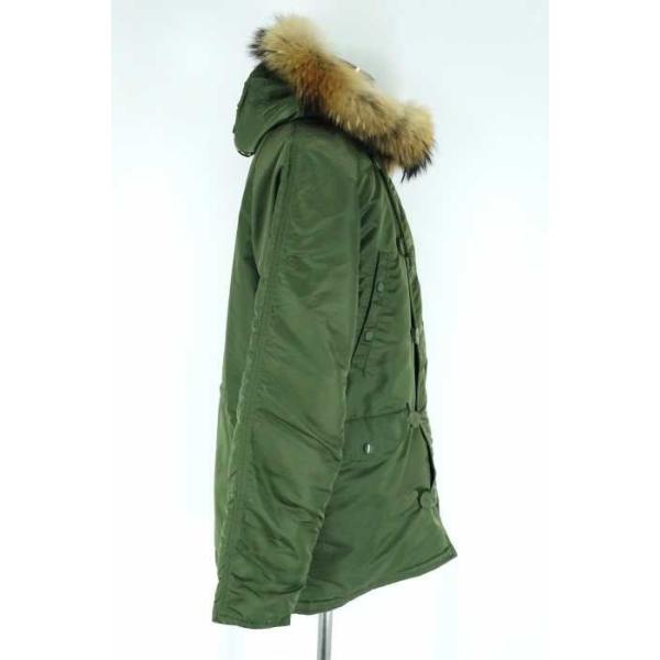 Alpha Industries アルファインダストリーズ コート a W新作送料無料 メンズ サイズx Large 中古 フライトジャケット N 3b 15aw ブラ