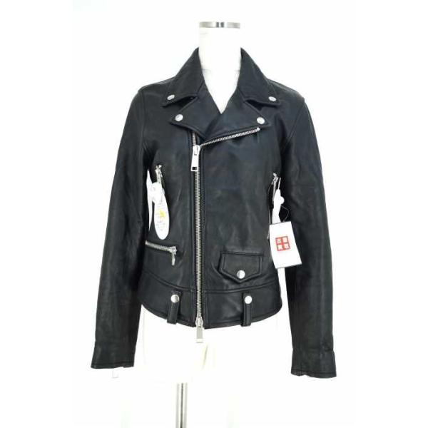 Journal 通信販売 Standard ジャーナルスタンダード アウター レディース ブランド古着 中古 シープレザーダブルライダースジャケット サイズm