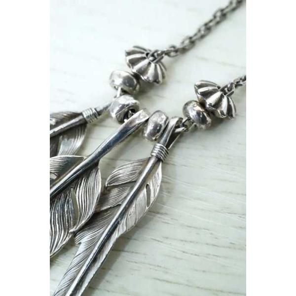 全品送料無料 Larry Smith ラリースミス アクセサリー メンズ サイズ表記無 中古 ブランド古着バズストア フェザーネックレス スネイク卍 カゼキリ