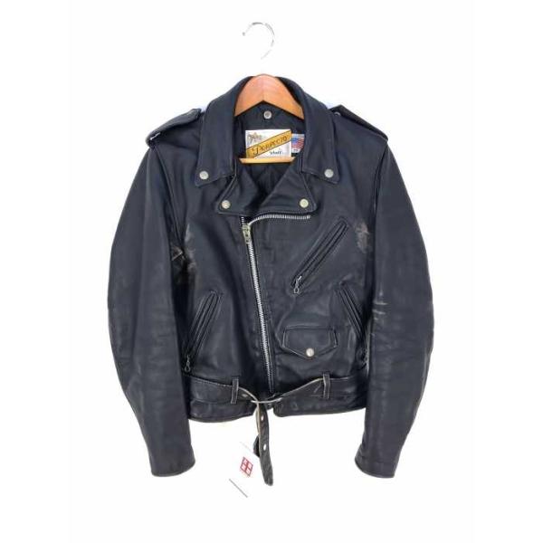 ショット Perfecto By Schott バイカータグ レザー メンズ 中古 ダブルライダースジャケット Outlet Sale ブランド古着バズストア 0408