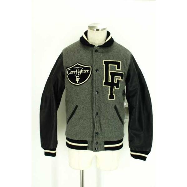 Corefighterco コアファイター スタジャン メンズ サイズm ブランド古着バズストア 191017 アームレザー 高品質 中古