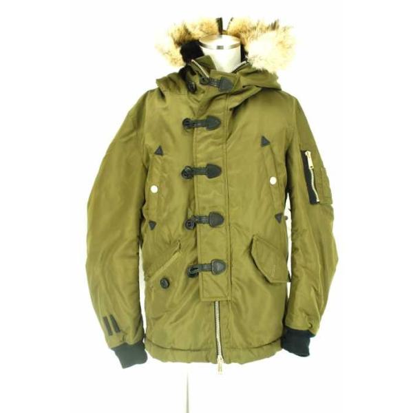 ディースクエアード Dsquared2 ミリタリーコート メンズ サイズ50 N3b ファー 新作通販 中古 ブランド古着バズストア 中綿 ミリタリー ジャケット