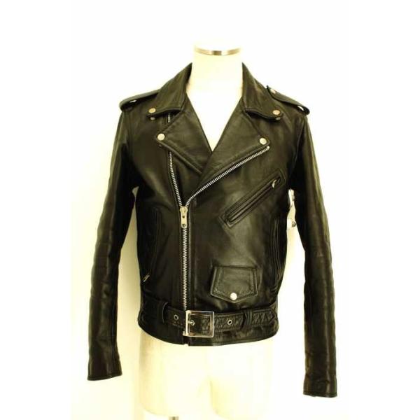 Horn Works ライダースジャケット メンズ サイズm レザー ダブル