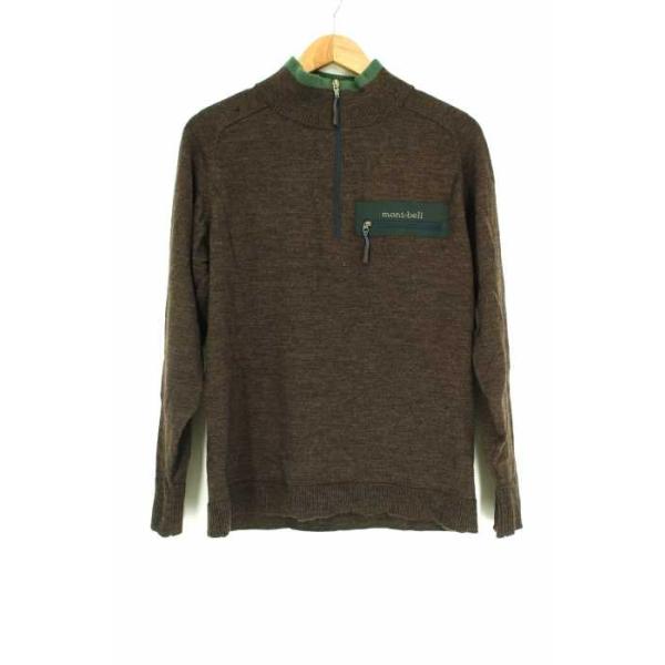 モンベル Mont Bell ニット セーター メンズ サイズimport M スーパーメリノウール ミッテルレギ ハーフジップセーター 中古 ブラン ブランド古着販売のbazzstore 通販 Yahoo ショッピング