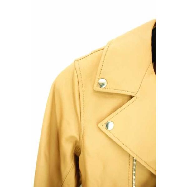 イエナスローブ Iena Slobe 超定番 ライダースジャケット レディース 1 レザーライダースブルゾン ブランド古着バズストア サイズjpn 38 中古