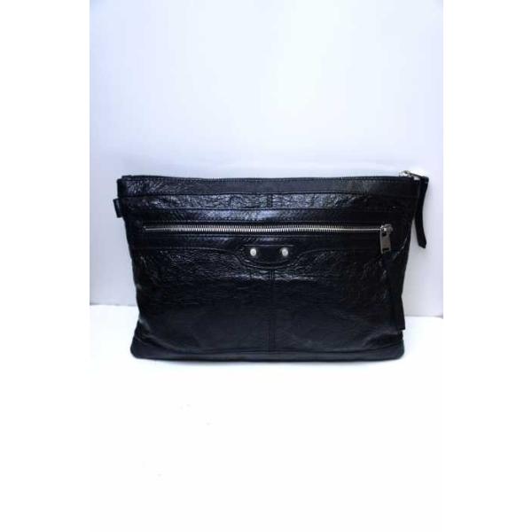 Balenciaga バレンシアガ バッグ レディース サイズ表記無 公式ストア 101116 レザークラッチバッグ 中古 ブランド古着バズストア