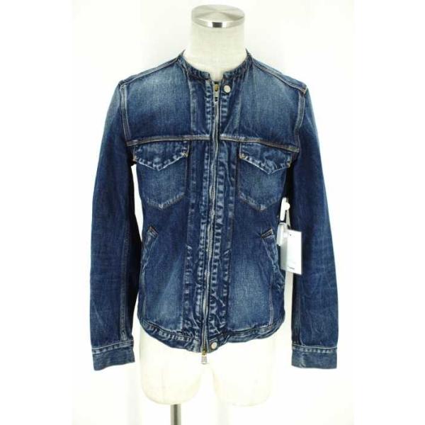 Nonnative ノンネイティブ アウター メンズ サイズ1 15ss ノーカラーデニムジャケット 中古 Blouson 送料無料 Tracker ブラン