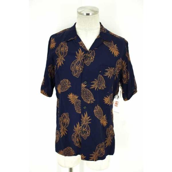 John Undercover ジョンアンダーカバー シャツ メンズ サイズ2 スカルパインアロハシャツ 中古 ブランド古着