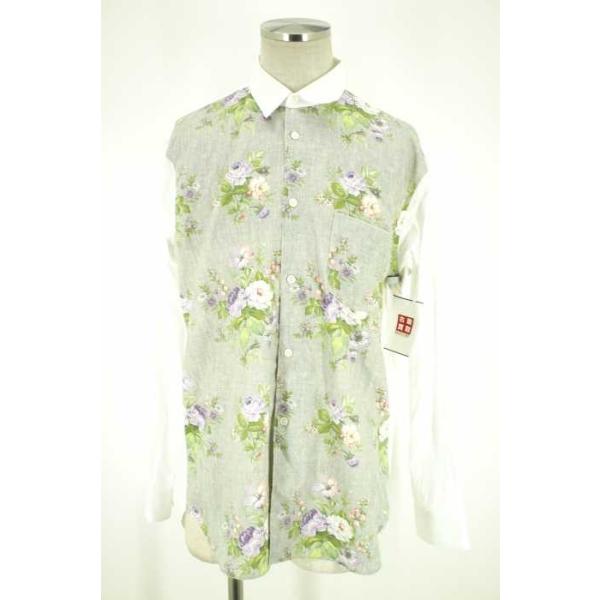 Comme Des Garcons Shirt コムデギャルソンシャツ 超美品再入荷品質至上 シャツ メンズ Shirt ブラン Patch Flower サイズm 中古