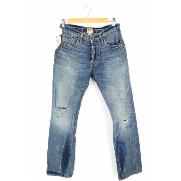 Rrl Ralph Lauren ダブルアールエル ラルフローレン デニムパンツ ヴィンテージ加工 中古 メンズ インディゴ サイズw31 激安通販専門店 L32