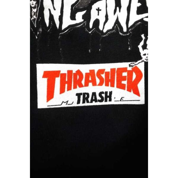 Thrasher Fucking お得クーポン発行中 Awesome スラッシャー プルオーバーパーカー サイズl メンズ ファッキングオーサム プリントスウェ