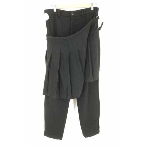 Comme Des Garcons Homme Plus コムデギャルソンオムプリュス スラックスパンツ メンズ サイズm スカートレイヤードパンツ