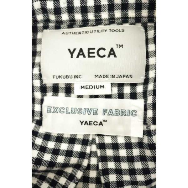 ヤエカ Yaeca シャツ メンズ 激安 超特価 サイズjpn M リラックスシルエットギンガムチャックシャツ 中古 コンフォートシャツ ブランド古着バズストア