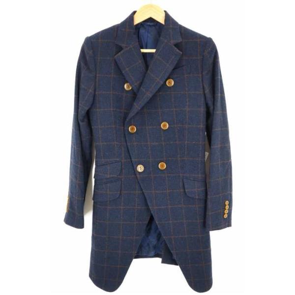 ヴィヴィアンウエストウッドマン Vivienne Westwood Man チェスターコート メンズ サイズ44 17aw ダブルブレスト チェックコ ブランド古着販売のbazzstore 通販 Yahoo ショッピング