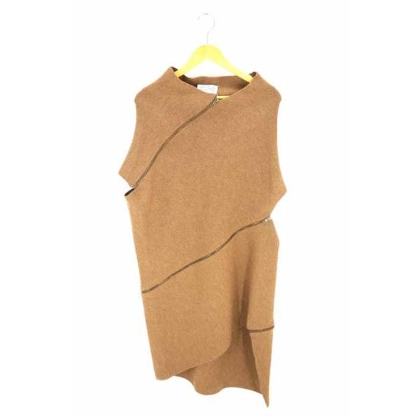マルタンマルジェラ Martin Margiela ワンピース レディース 変形ジッパーニットワンピース 中古 サイズx1 1 待望 ブランド古着 バズストア