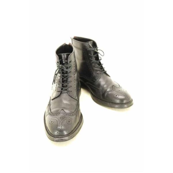 ラブレス Loveless ウィングチップ メンズ 人気ブランド多数対象 サイズjpn 26 中古 ブランド古着バズストア バックジップウイングチップブーツ 050419