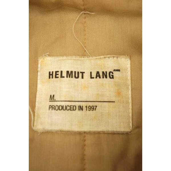 ヘルムートラング Helmut Lang ピーコート 新品未使用 メンズ ペンキラインデザインピーコート サイズus 40 ブランド古着 1997年 本人期
