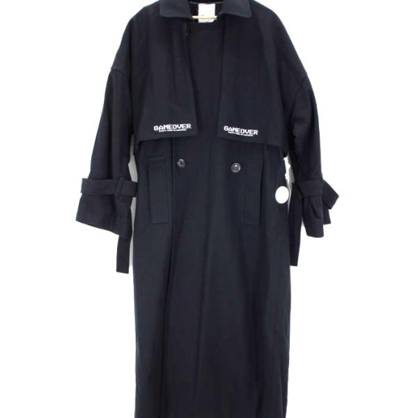 シャリーフ SHAREEF GAMEOVER TRENCH COAT トレンチコート メンズ 2 中古 古着 211119