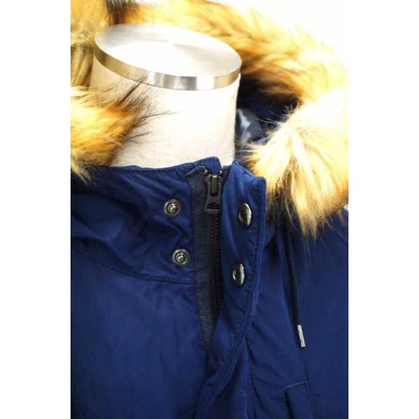 R Newbold アール ニューボールド コート メンズ サイズm Mods ブランド古 通信販売 Coat フェイクファー中綿モッズコート 15aw 中古