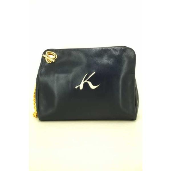 キタムラ Kitamura クラッチバッグ レディース サイズ表記無 ハートデザイン チェーン Kロゴ レザー ポーチ 中古 ブランド古着バズストア 7713908150717 ブランド古着販売のbazzstore 通販 Yahoo ショッピング