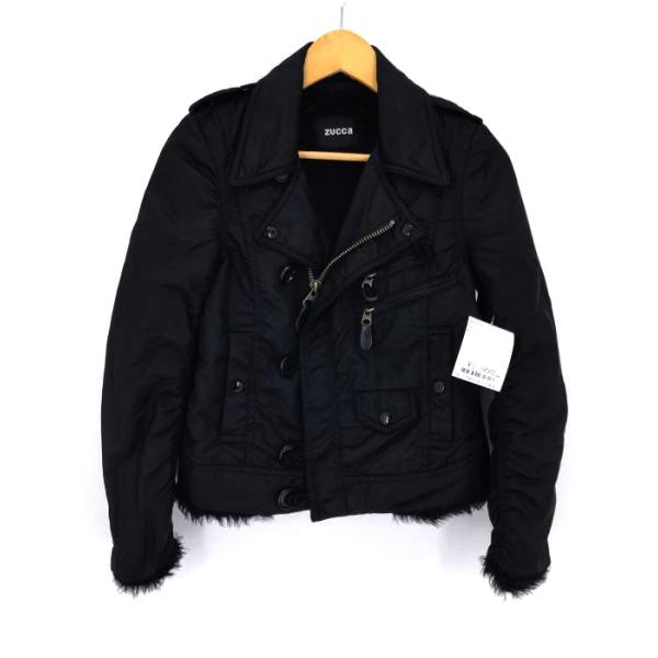 ズッカ ZUCCa ダブルライダースジャケット レディース S 中古