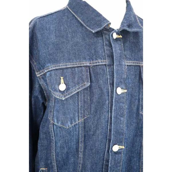 Unused 訳あり品送料無料 アンユーズド デニムジャケット メンズ サイズ1 15aw 中古 オーバーサイズデニムジャケット ブランド古着バズストア 13 5oz
