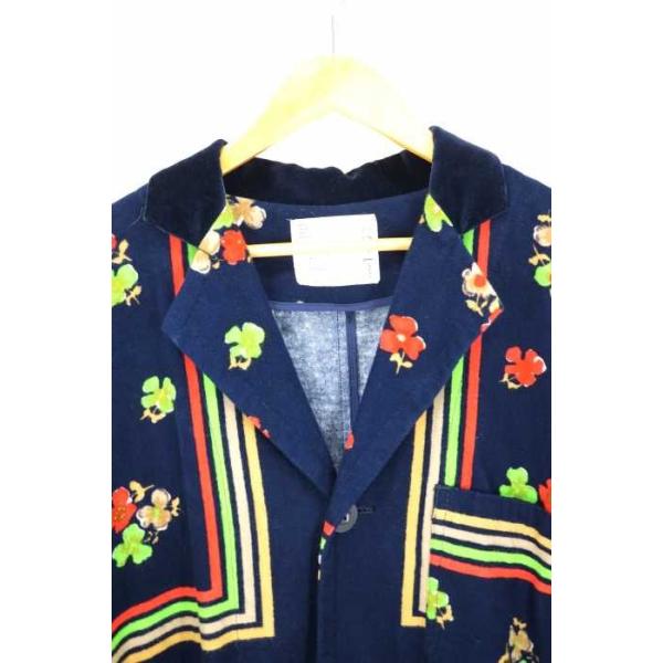 サカイ Sacai 通常便なら送料無料 チェスターコート メンズ サイズjpn 1 Floral ブランド古 Print フローラルプリント 花柄 Coat コート
