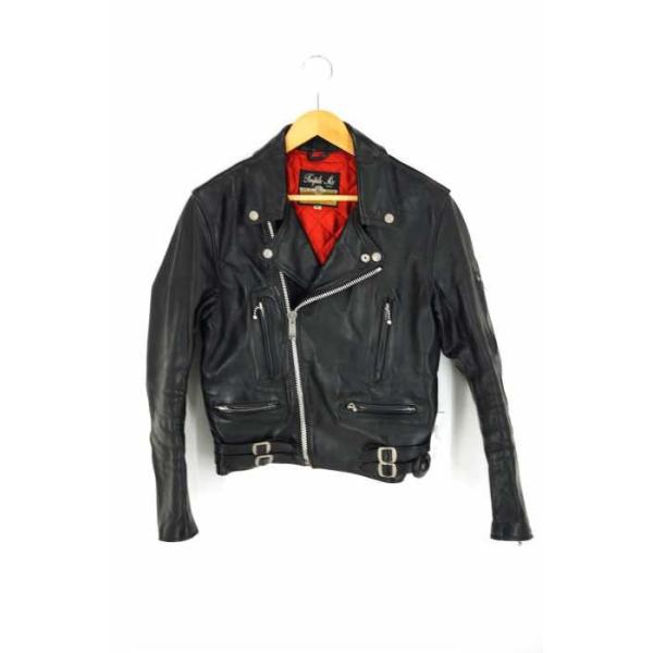 トリプルシックスレザーウェア 666 Leather Wear ライダースジャケット ダブルライダース 人気ショップが最安値挑戦 レザージャケット サイズuk 36 メンズ 中