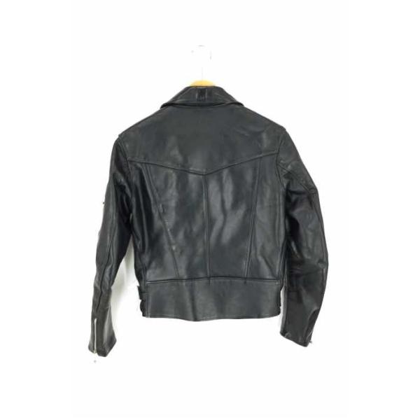 トリプルシックスレザーウェア 666 Leather Wear 優先配送 ライダースジャケット ダブルライダース サイズuk 36 メンズ 中 レザー ジャケット