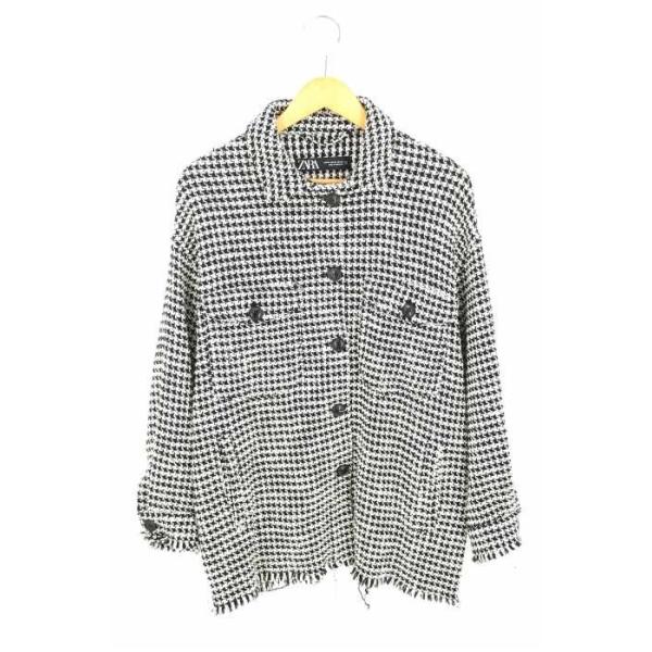 高速配送 Zara ツイード シャツ ジャケット ピンク 毛皮 ファーコート Www Qiraatafrican Com