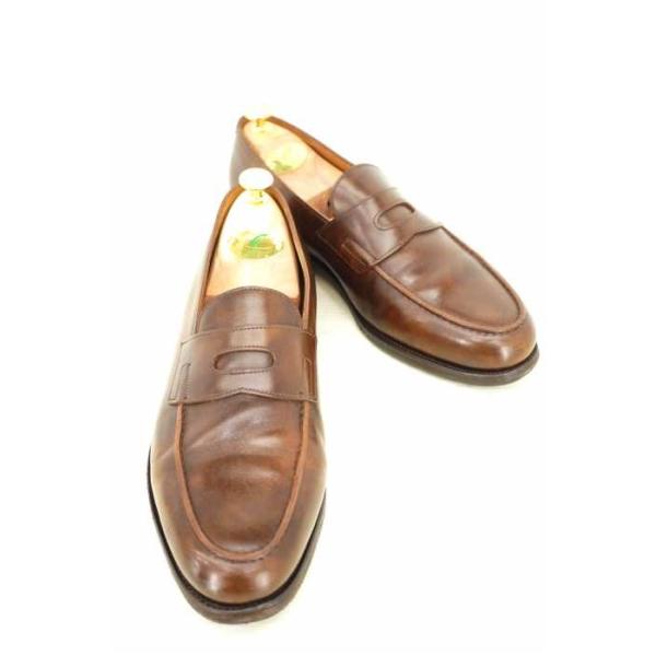 ジョンロブ John Lobb ローファー メンズ サイズuk 8 Lopez コインローファー ブランド古着バズストア 中古 流行のアイテム 1118