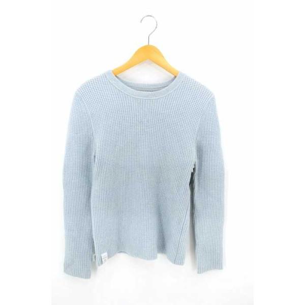 ディセンタント 超美品再入荷品質至上 Descendant ニット セーター メンズ 2101 中古 ブランド古着バズストア エンボス加工カシミヤ セーター サイズjpn 1