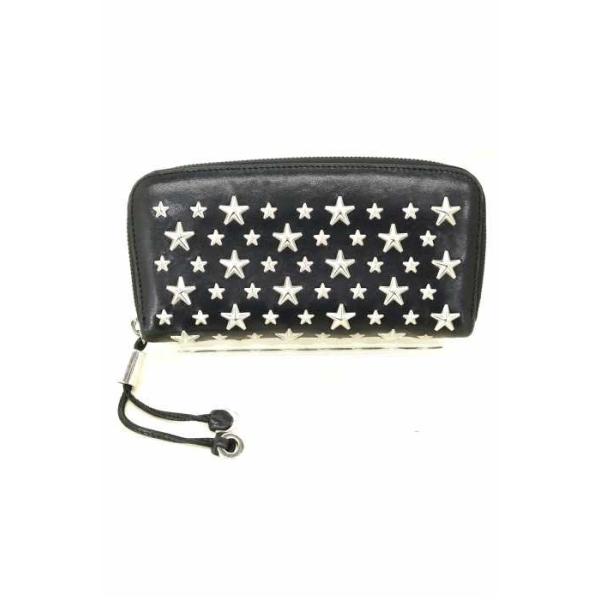 ジミーチュウ Jimmy Choo 豊富な品 長財布 レディース サイズ表記無 スタースタッズ 中古 ブランド古着バズ Filipa ラウンドファスナー Ebn
