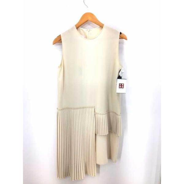 エムエムシックス メゾンマルジェラ Mm6 完全送料無料 Maison Margiela サイズeur 40 ワンピース レディース アシンメトリープリーツワンピー