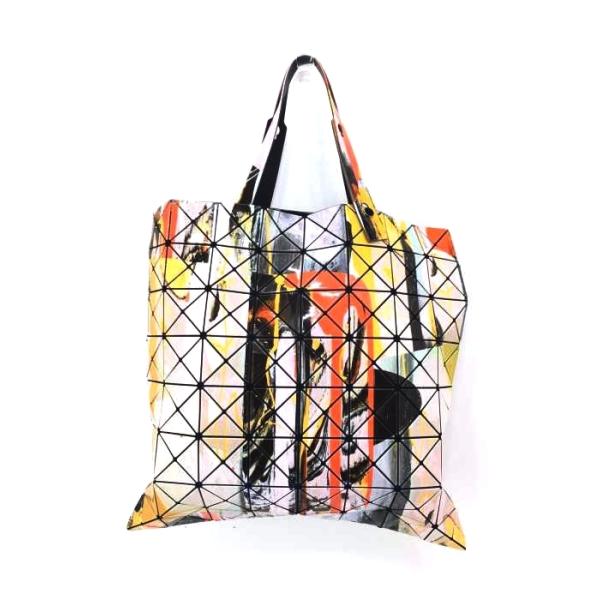 BAO BAO ISSEY MIYAKE(バオバオイッセイミヤケ) gravity paint グラヴィティ ペイント トートバッグ レディース 表記  中古 古着 0102