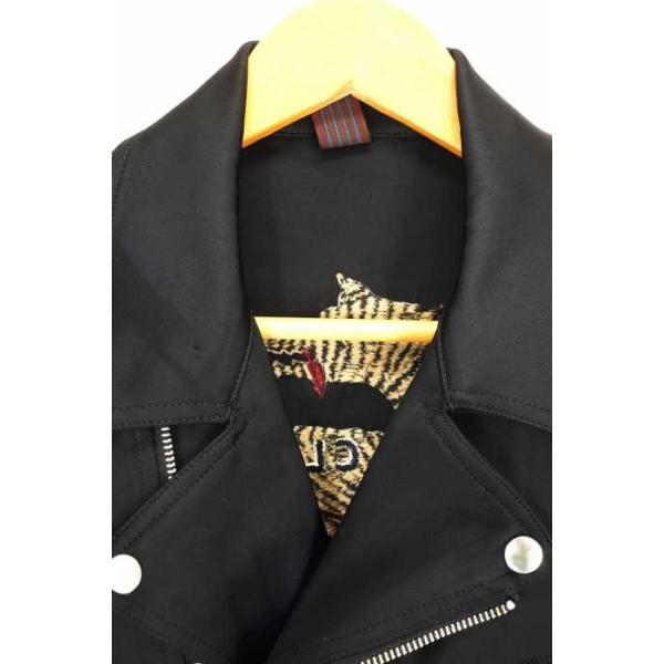 ミハラヤスヒロ Mihara Yasuhiro ジャケット レディース サテンライダースジャケット ブランド古着バズス 中古 刺繍 サイズjpn 38 日本最大級の品揃え