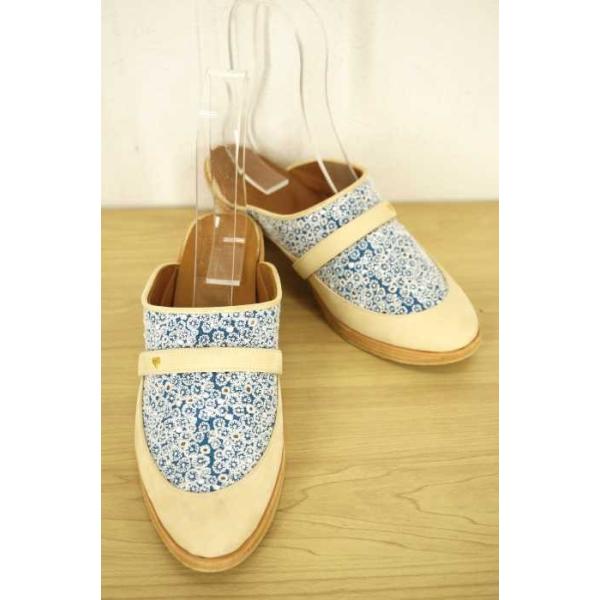 レディースモカシン ミナペルホネン 売店 Mina Perhonen サイズjpn 24 5 01 中古 刺繍サボシューズ ブランド 古着バズストア